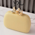 Fashion Macaron Color Evening Bag Flower Clutch Bag Wedding Bridal Bag Factory Direct Cross-border Party Bag - Image 4