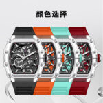 Chaxigo Brand Casual Fashion High-End Fully Automatic Quartz Luminous Waterproof Barrel-Shaped Men's Watch - Image 4