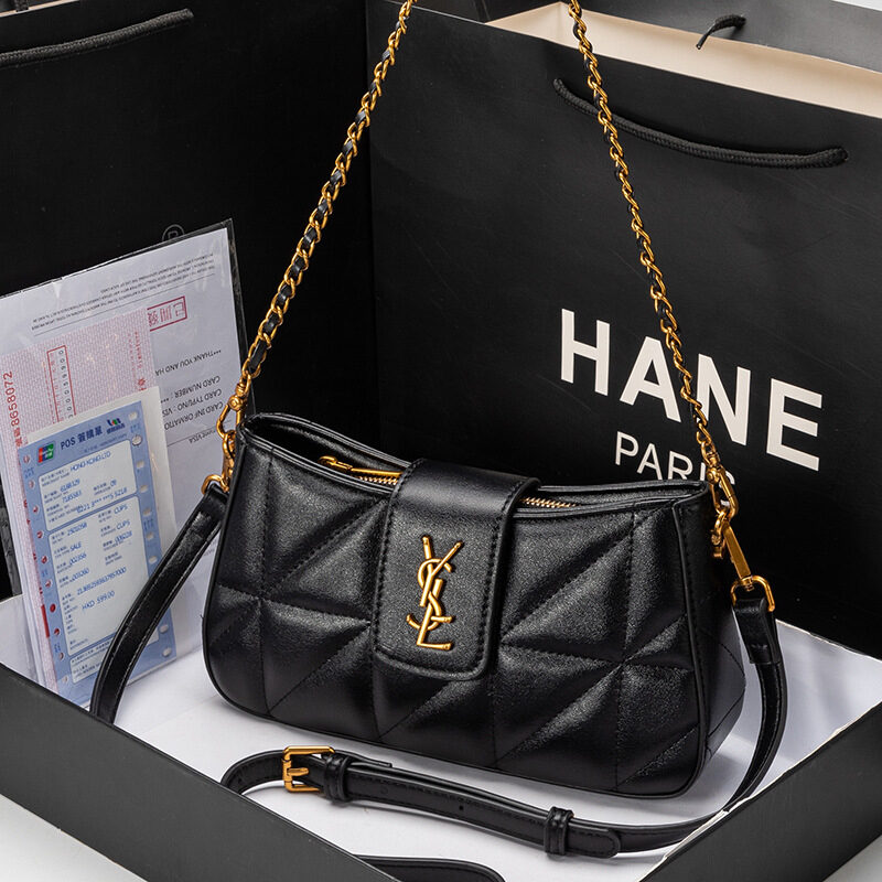 O1CN01EgX23I21speIXzw0j_2211765387041-0-cib.jpg High-End Small Bag New Fashion Niche Texture Small Fragrance Ins Versatile Foreign Style Chain Crossbody Bag - Image 1