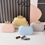 Fashion Macaron Color Evening Bag Flower Clutch Bag Wedding Bridal Bag Factory Direct Cross-border Party Bag - Image 2